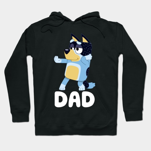 Bluey Dad Hoodie by hisakato62